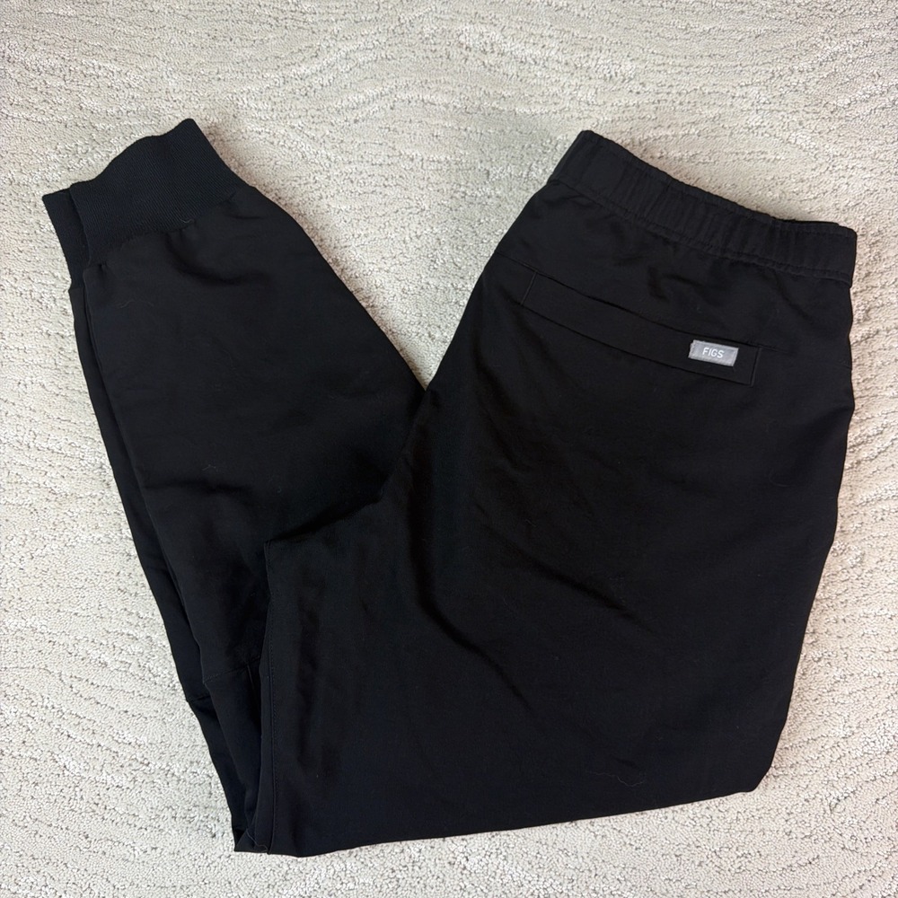 Men's Figs Size L/S Tansen Scrub Jogger Pants Black